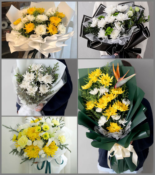 上海奉贤区四团镇拾村村白事花束代送